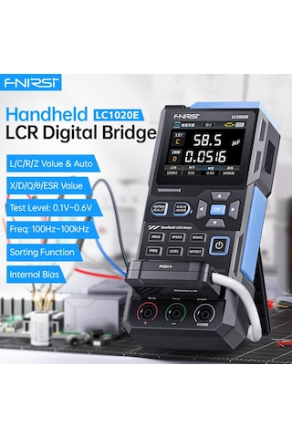 Fnırsı Lc1020e 100khz El Tipi Dijital Köprü Lcr Esr Metre 19999 Count