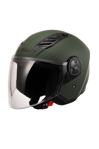 Ls2 Airflow 2 Açık Yarım Kask Mat Koyu Yeşil