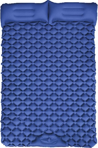 Gm-sr01 Çift Kişilik Uyku Matı 190x122cm Şişme Kamp Yatağı Ankastre Pompalı Yastıklı - Koyu Mavi