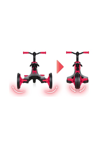 Globber Bisiklet Explorer 4 In 1 Kırmızı 10 Ay +