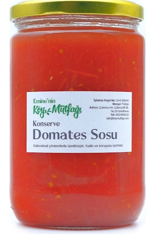 Eminenin Köy Mutfağı Konserve Domates Sosu 660 ML
