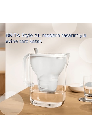 BRITA Style Xl 3.6 L Filtreli Sürahi Pro Gri