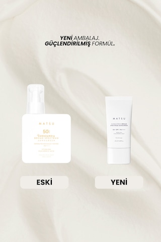 Matsu Sunguardia Yüksek Koruma Faktörlü Yüz Güneş Kremi SPF50+ 50 ML