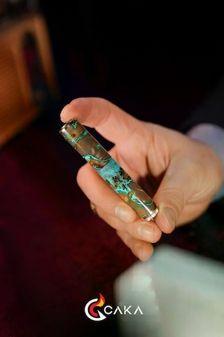 Caka Lighter Odkka Turquiose Benzinli Çakmak - Ckl-071