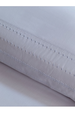 Elegance Runa Pamuk Saten Nevresim Takımı Gri Çift Kişilik