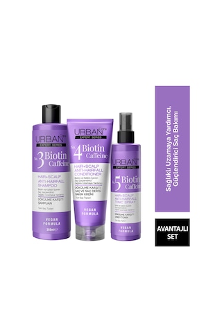 Expert Biotin Ve Kafein Dökülme Karşıtı Tonik&şampuan&krem Set-vegan