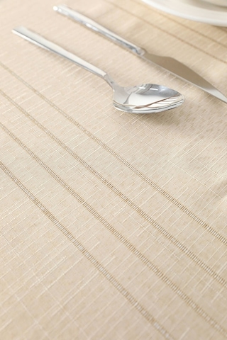 Açelya Leke Tutmaz Masa Örtüsü 160 x 220 Bej