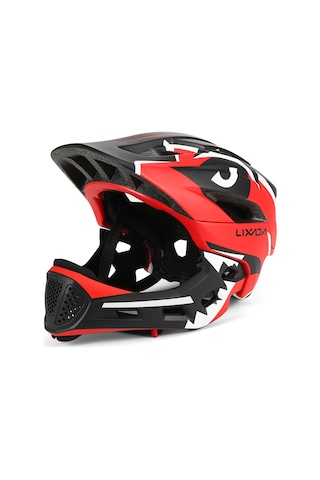 Lixada Timsah Tarzı Çocuk Açık Hava Bisiklet Kaskı Kırmızı
