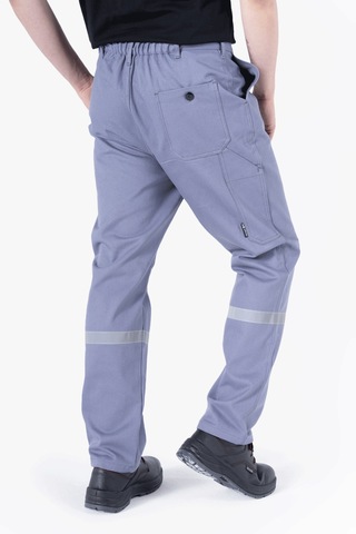 Kumpas Cepli %100 Pamuk Pantolon Gri