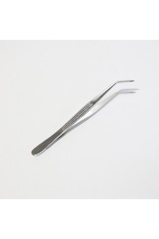 Penset 13 CM Eğri Uçlu Nikel Kaplama