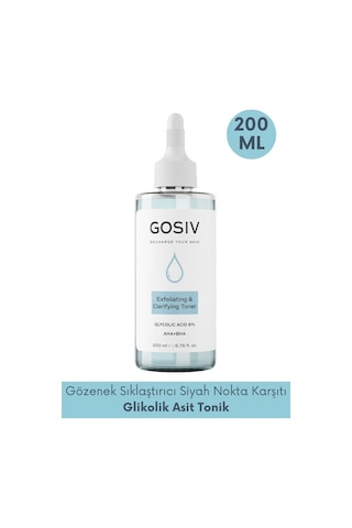 Gosiv Gözenek Sıkılaştırıcı ve Siyah Nokta Karşıtı Tonik 200 ML
