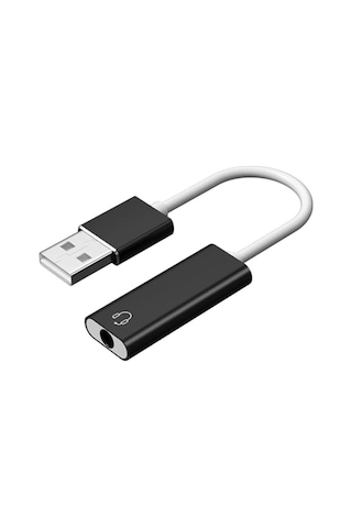 Usb Harici Ses Kartı 7.1ch 3.5mm Mikrofonlu Kulaklık Tek Port Girişli