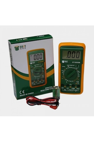Dijital Ölçü Aleti Multimetre Best Dt9205m