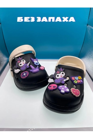 Yazlık Çocuk Saboları, Kauçuk Terlikler 396316551 Siyah