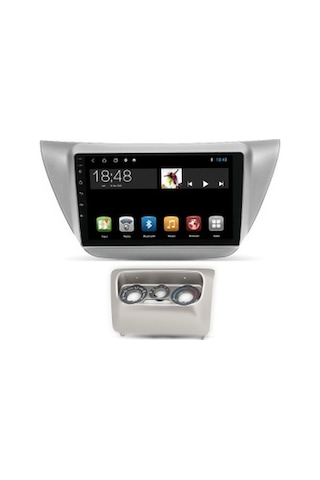 Mitsubishi Lancer 2004-2007 4gb Ram 32gb Hafıza 4 Çekirdek Carplay Kamera Android Multimedya 9"