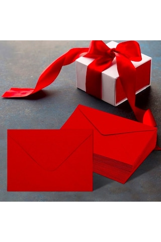 Roco Paper Kırmızı Minik Zarf 7x9 Cm 50 Adet