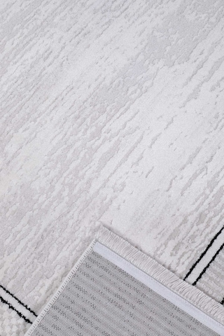 Voyage %100 Akrilik Yumuşak Dokulu Halı Kilim Salon Mutfak Koridor Yolluk Dokuma Makine Halısı Ac-410 Gri