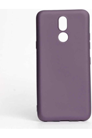 LG Uyumlu K40 Kılıf Zore Premier Silikon Kapak Mürdüm