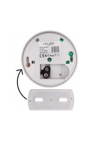 Helios Opto Pilli Duman Dedektörü - Kablosuz Yangın Alarm Sensörü