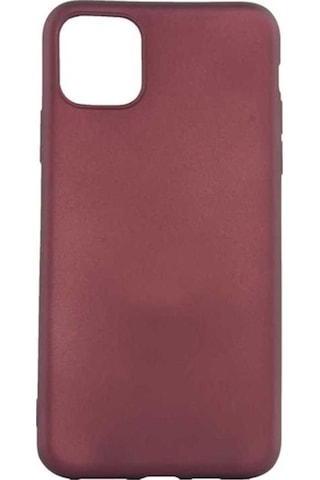 Apple Uyumlu iPhone 11 Pro Max Kılıf Zore Premier Silikon Kapak Mürdüm