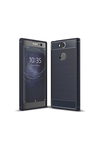 Sony Xperia L2 Kılıf Zore Room Silikon Kapak Lacivert