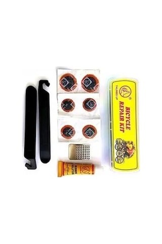 Bisiklet Lastik Yama Tamir Ve Levye Seti Çok Renkli