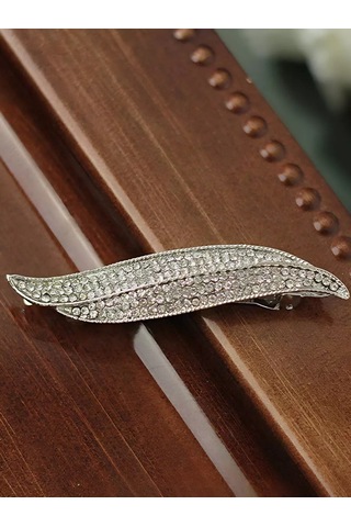 Bijoubijou Taş Detaylı Saç Tokası 244631954 Gri