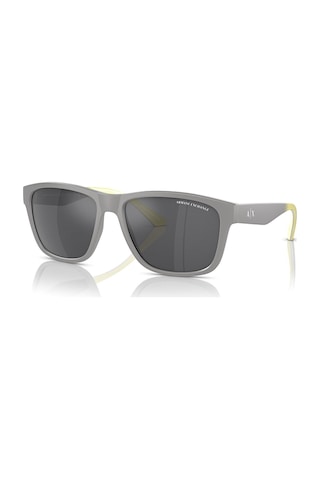 Armani Exchange Aex 4135s 81806g 59 Erkek Kare Mat Gri Kemik Güneş Gözlüğü