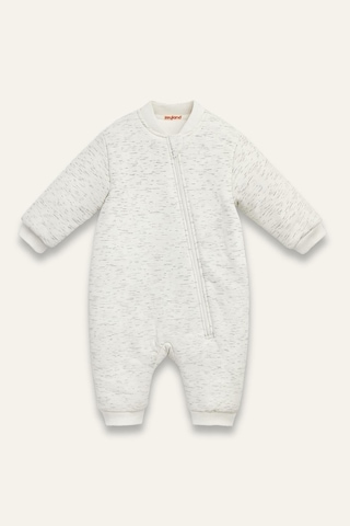 Zeyland Unisex Çocuk Elyaf Dolgulu Uyku Tulumu - Beyaz Beyaz