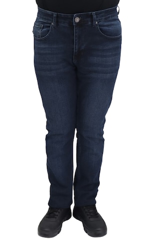 Hacker Denim Hacker Dmctekstil Erkek Y852 Yüksek Bel Normal Kesim Boru Paça Jean Pantolon Koyu Lacivert