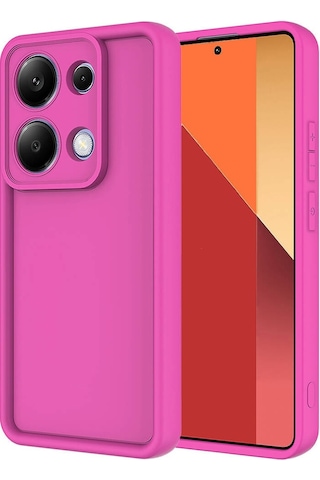 Xiaomi Poco M6 Pro 4g İle Uyumlu Kılıf Kamera Korumalı Yüksek Kenarlı Kapak