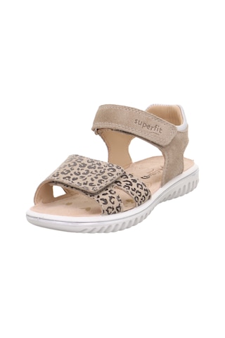 Superfit Sparkle Kız Çocuk Sandalet - Bej Leopar 609004-4010