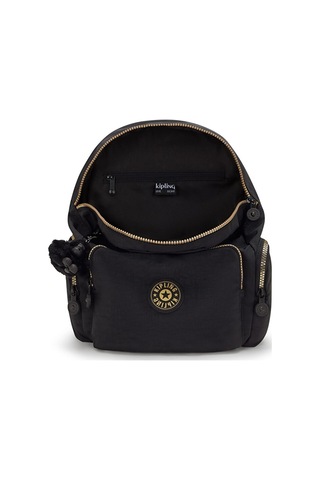 Kipling Kıplıng City Zip S Küçük Boy Sırt Çantası Siyah Glorıous Gold Siyah