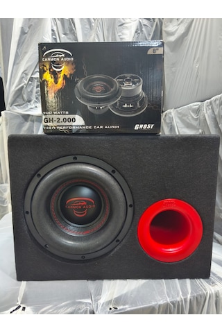 Carmon Audio Gh-2.000- 900w Max-300w Rms-kaliteli-profesyonel-yer Kaplamayan 20 Cm-kabinli Woofer