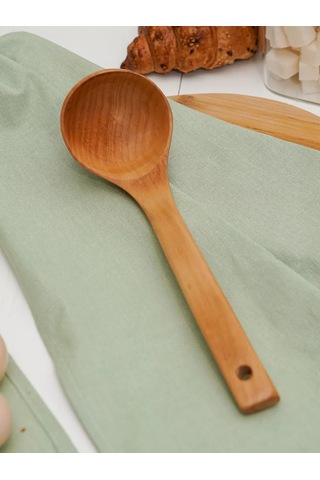 Topichome Ahşap Kepçe, Çevre Dostu Yarı Kepçe 176210664 Kahverengi