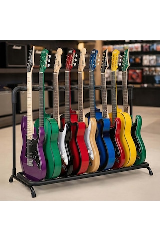 Lastvoice Gtr-09 Çoklu 9'lu (Dokuzlu) Gitar Standı Sehpası
