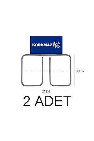 Korkmaz Marka Tost Makine Rezistansı 900w-110v 2adeet Korkmaz Marka Tost Makine Rezistansı 900w-110v 2adeet