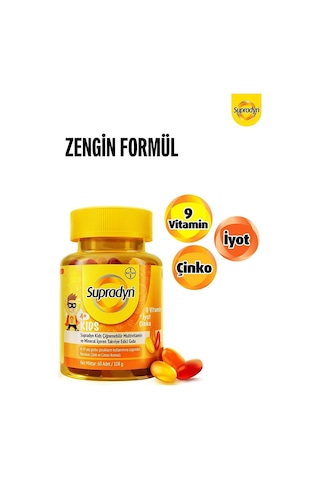 Supradyn Kids Multivitamin 60 Tablet