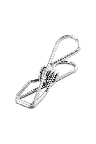 Xindoker 20'li Paslanmaz Çelik Çamaşır Mandalı Seti - Hafif Ve Pratik Gümüş