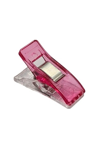Fdm Mini Plastik Maşa 27mm Kumaş Mandalı Dikiş Nakış Kağıt Sıkıştırma Maşası 5 Adet