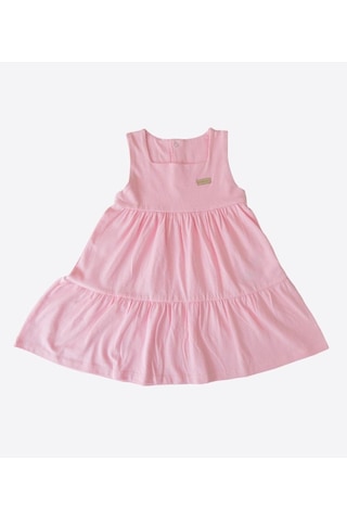 Kitikate Organik Elbise Limo Koyu Pembe Pembe
