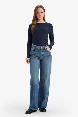 Defacto Regular Fit Bisiklet Yaka Uzun Kollu Tişört Tunik G5061ax25wnnv173 Lacivert-nv173