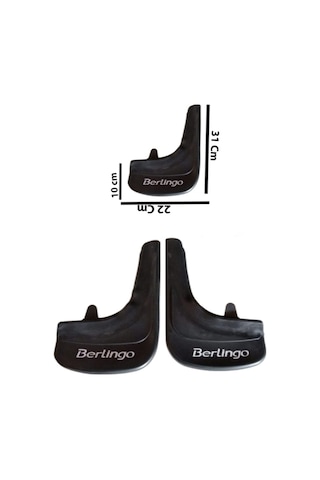 Citroen Berlingo 2008-2018 Berlingo Yazılı2'li Tozluk Çamurluk Paçalık