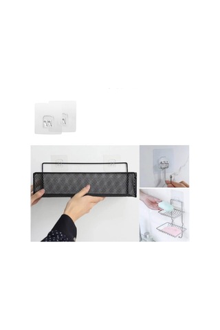 3 Adet Şeffaf Yapışkanlı Duvar Askısı Çift Kancalı Tasarım, Neme Dayanıklı Güçlü Bant, Ev Mutfak Banyo Ofis, Yapışkanlı Askı Adhesive Hook Wall Hook Diğer