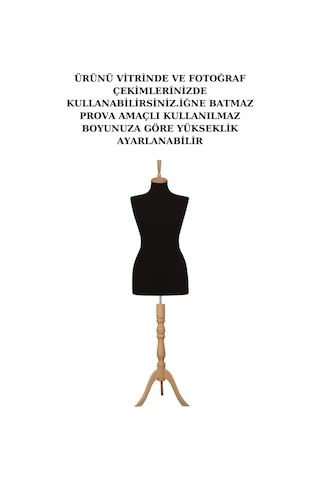 2 Adet Vitrin Amaçlı 36 Beden Terzi Mankeni İğne Batmaz 4