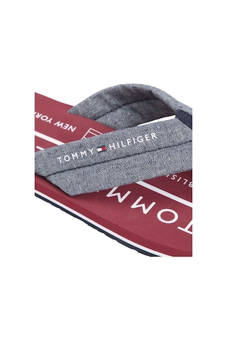 Tommy Hilfiger Erkek Marka Logolu Günlük Kullanıma Uygun Lacivert Terlik Fm0fm05751 Dw5