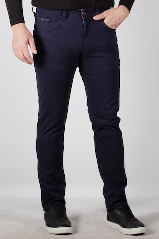 Erkek Chino Pantolon Gabardin Slim Fit Dar Kesim Lacivert 2160 Lacivert
