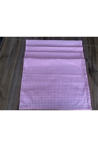 Küçük Pitikare Desenli Çok Amaçlı Örtü 45cmx70cm Antrasit Gri