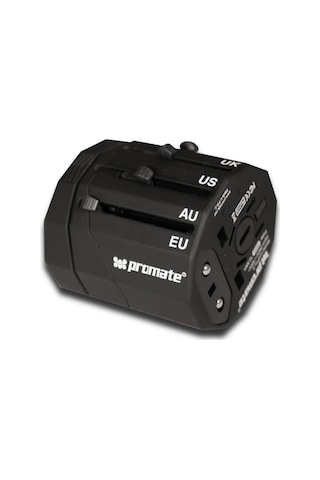 Promate Unipro2 Universal Usb Girişli Seyahat Adaptörü