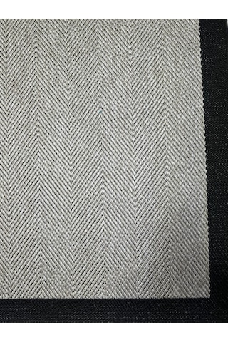 Sisal Halı- Hol Koridor Halısı- Kaymaz Taban- Yıkanabilir Kilim Halı Yolluk Bej-siyah